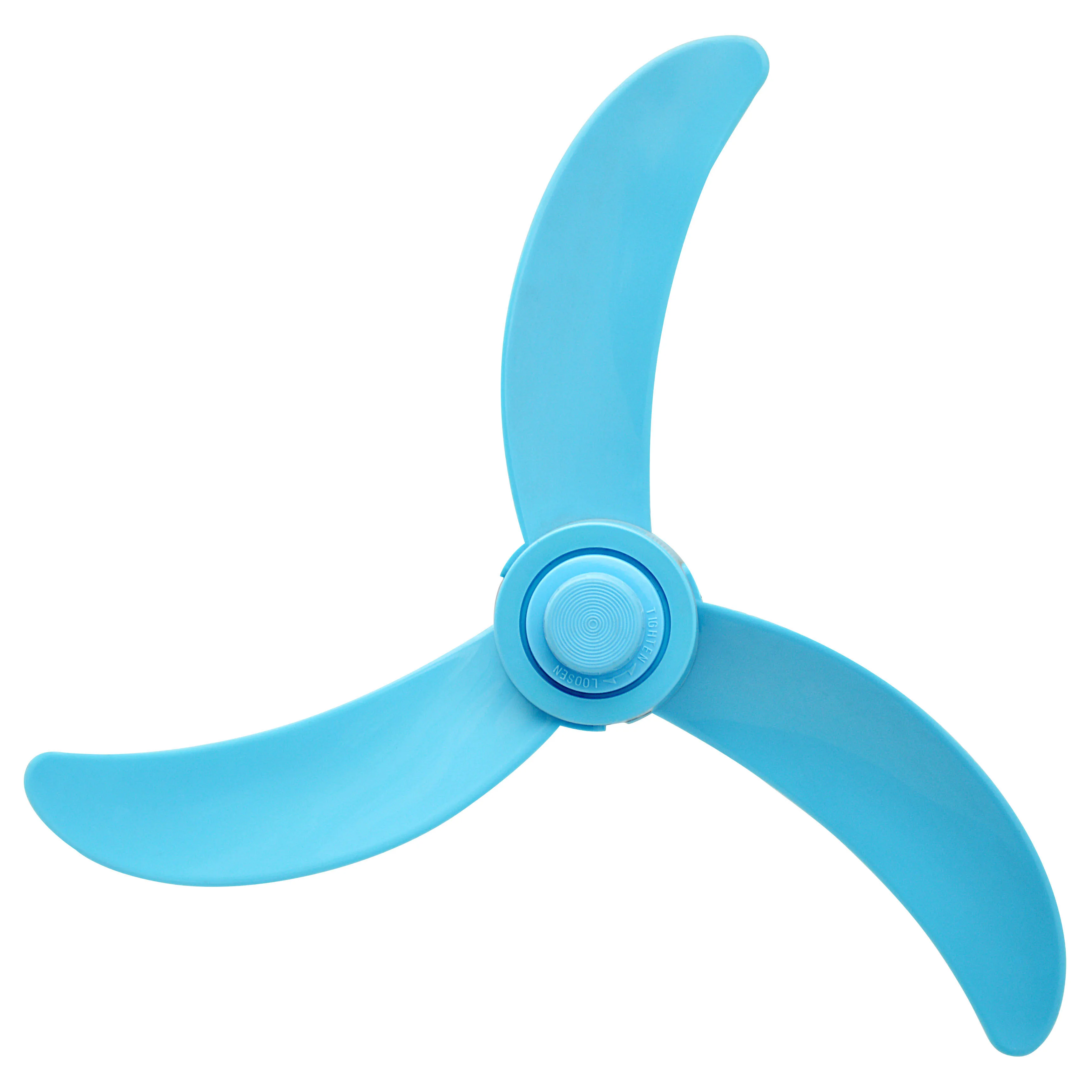 
electric fan spare parts 3/5 AS plastic blades with different colors 