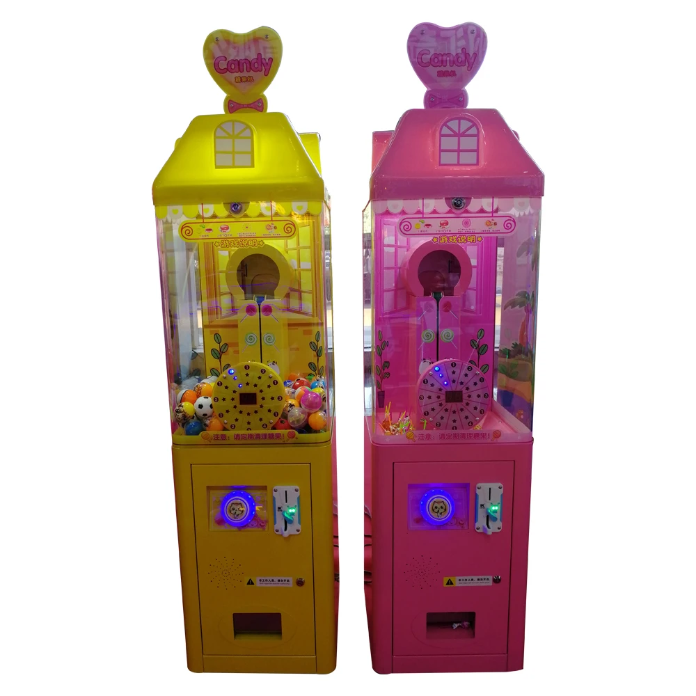 Indoor coin operated candy house claw toy vending game machine