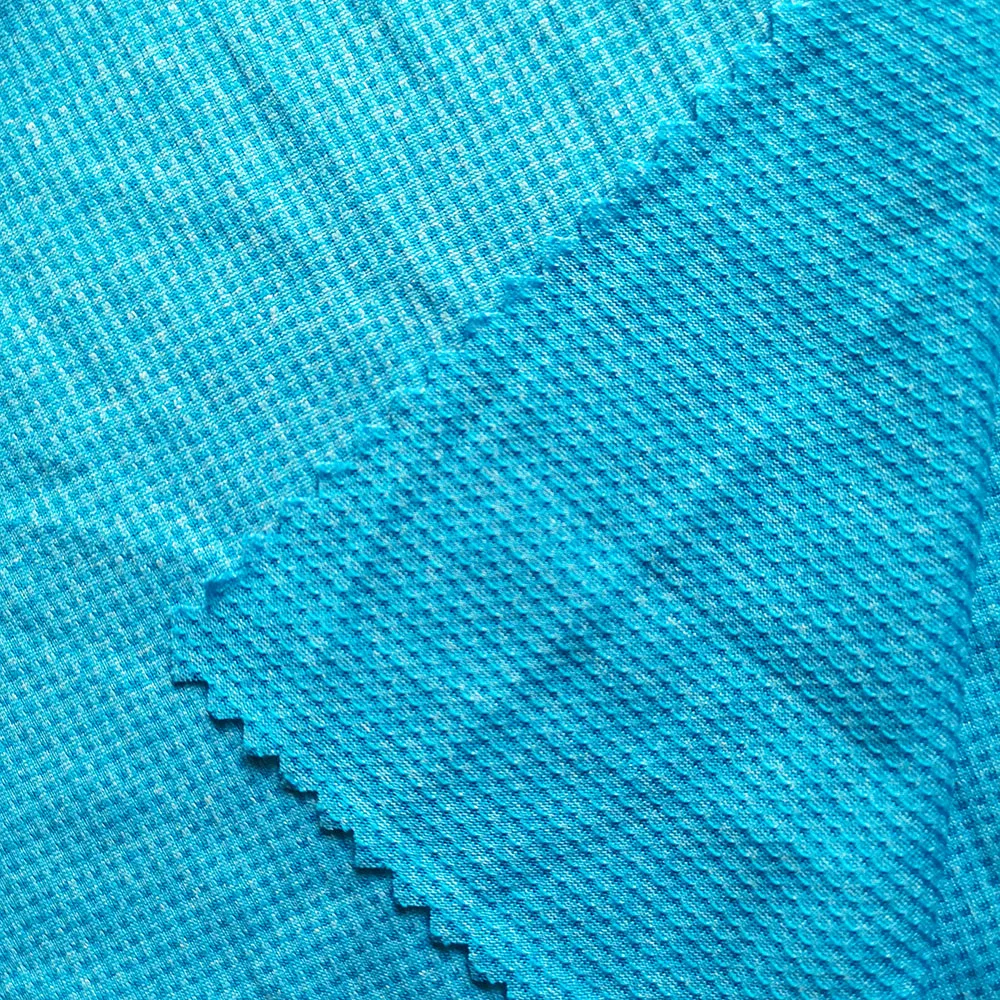 Textile factory circular knit waffle mesh fabric for gym outfits PS1Y72
