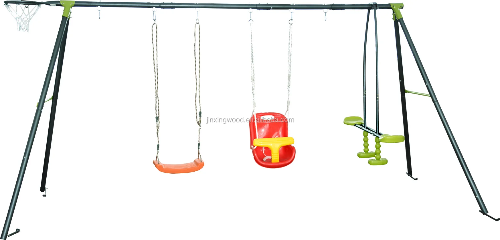 Деревянная рама для скалолазания, деревянные качели для наружной игровой площадки