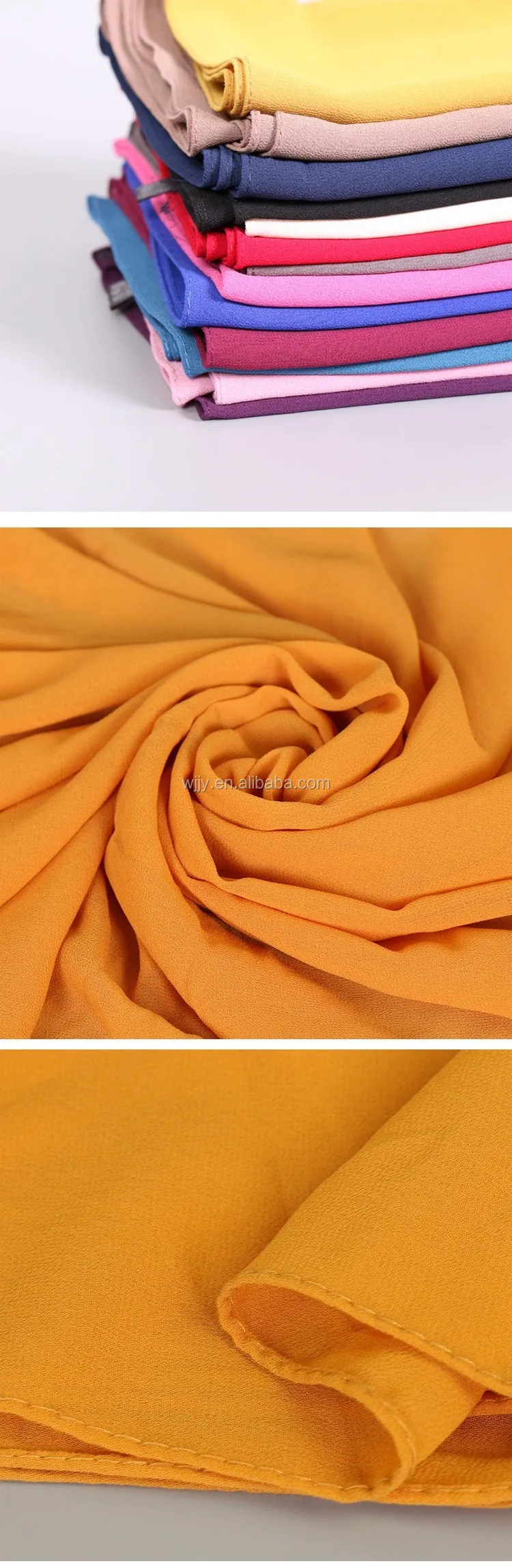 
chiffon fabric for scarf fabric with high quality and beautiful designs 
