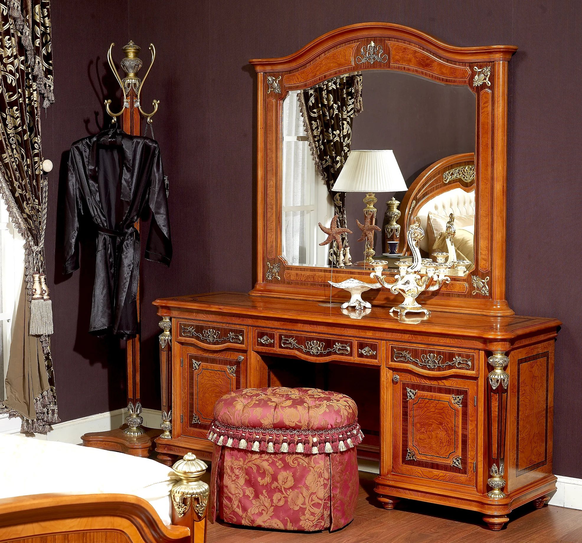 
0029 Italy design bedroom furniture dresser & mirror 