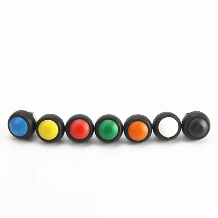 12mm PBS-33B waterproof 2 position momentary plastic mini push button switch motorcycle switch button