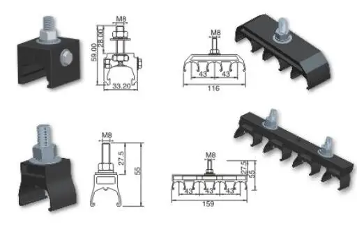 Professional manufacturer overhead crane rail clamp