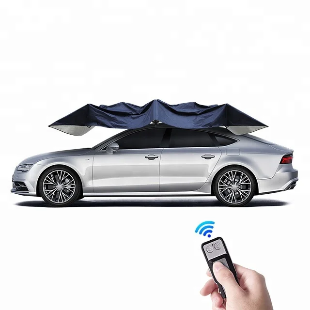 Dongguan Factory New design portable car umbrella for outdoor car Automatic sunshade car tent