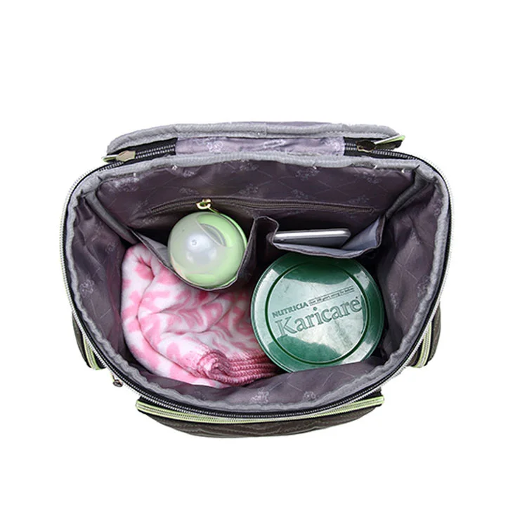 Topaction Wholesale Elegant Baby Stroller Bag Organizer,Luxury Fashion Mummy Bag, Quilted Diaper Bag Backpack For Mom And Dad