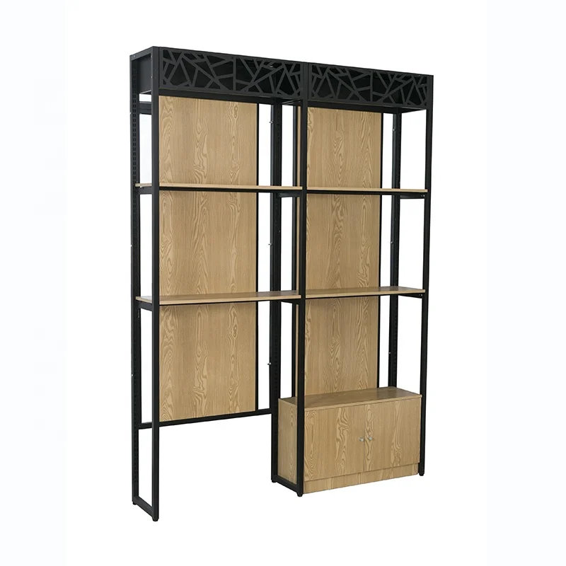 Good quality wholesale supermarket stand wood display shelf special design shelf supermarket