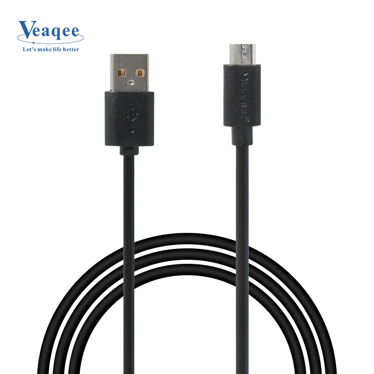 Veaqee оптовая продажа ПВХ 1 м 2.1A портативный универсальный USB зарядное устройство кабель