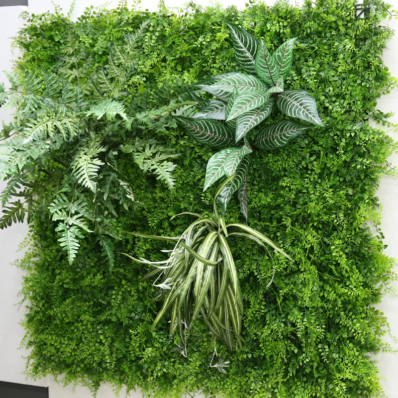 indoor decorative fence panel artificial outdoor plants artificial brick wall panels green wall system vertical garden