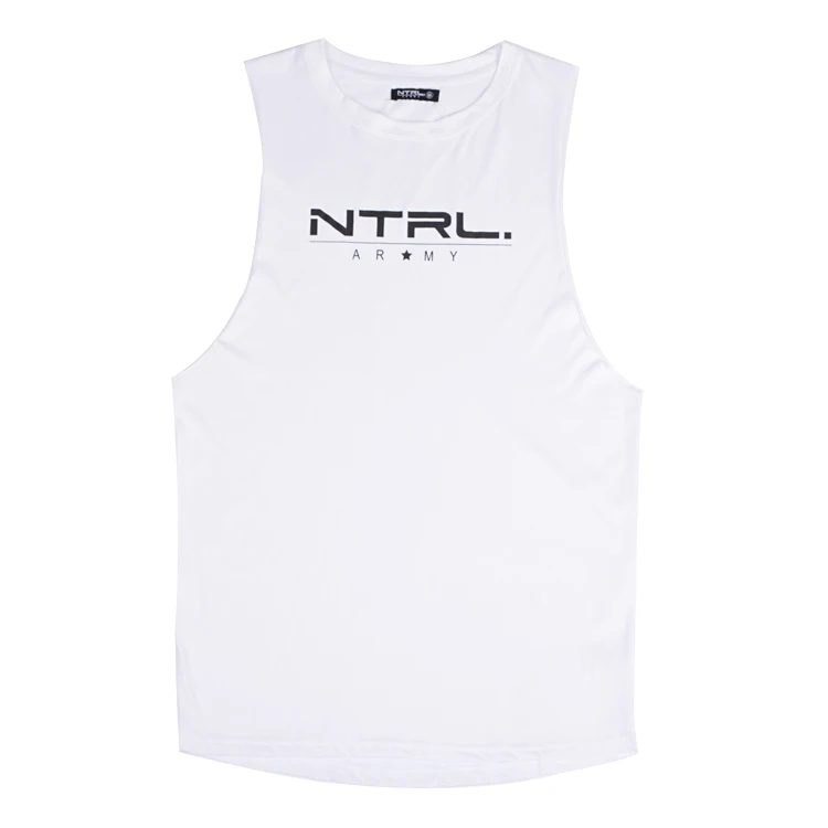 Custom Breathable Cotton Fitness Mens Sports Gym Wholesale Blank Tank Top In Bulk