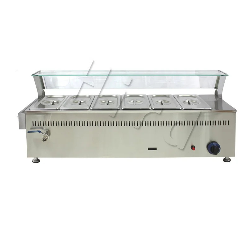 GBM-66 Commercial Counter Top Gas Bain Marie with 1-burner