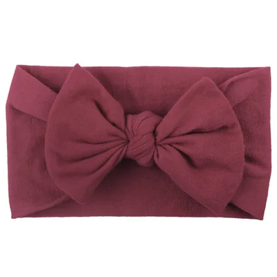Wholesale Hot Sale Cheap Cute Cotton Baby Hair Accessories Big Bow Headband