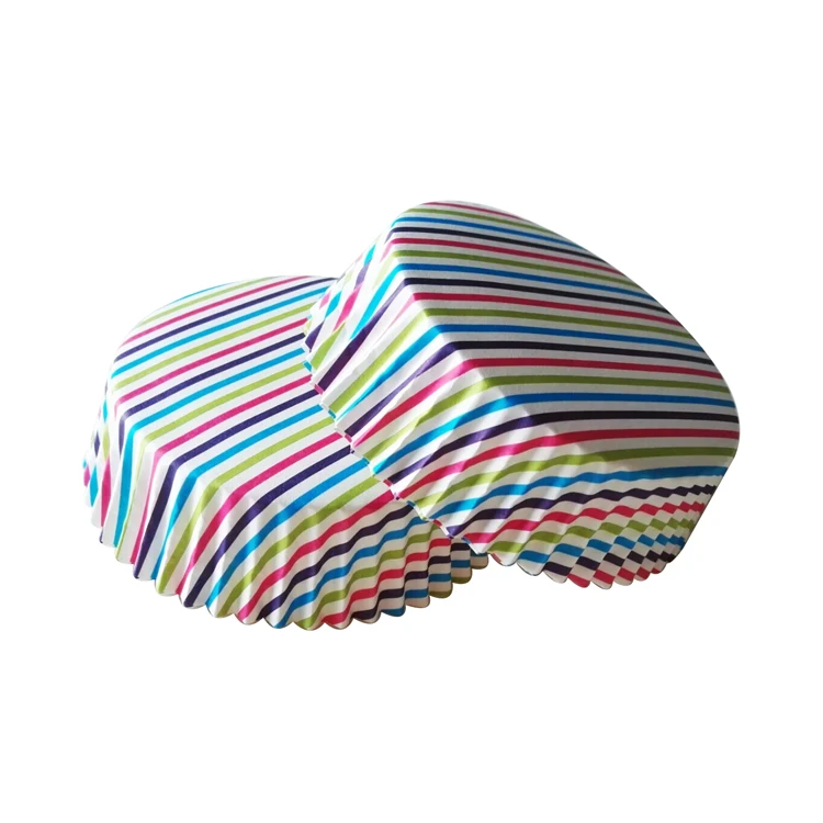 PET Coated Greaseproof Round Paper Cake Cup Lace Cupcake Liners