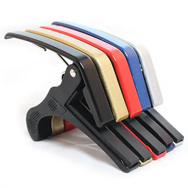 New Design Wholesale Wood Acoustic Guitar Capo Aluminum Alloy Metal Clamp Capo
