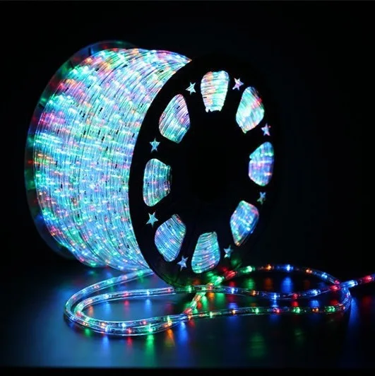 color change Wireless remote control rainbow tube led rope light 220v