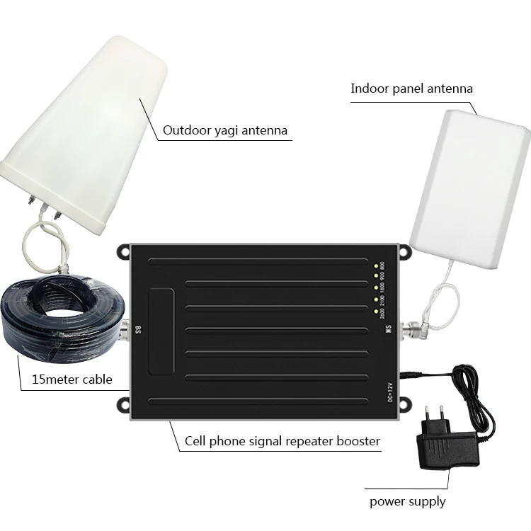 800/900/1800/2100/2600 МГц с AGC 2g 3g 4g использовать сетевой повторителя усилитель Пять Группа телефон сигнал gsm booster