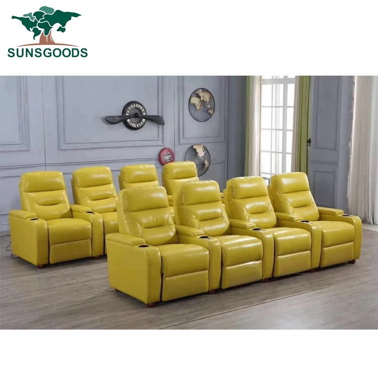 China manufacturer seat furniture for home cinema sectional