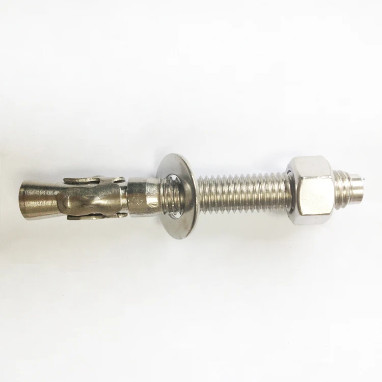 
Stainless steel m10 m16 m24 expansion wedge anchor bolt 