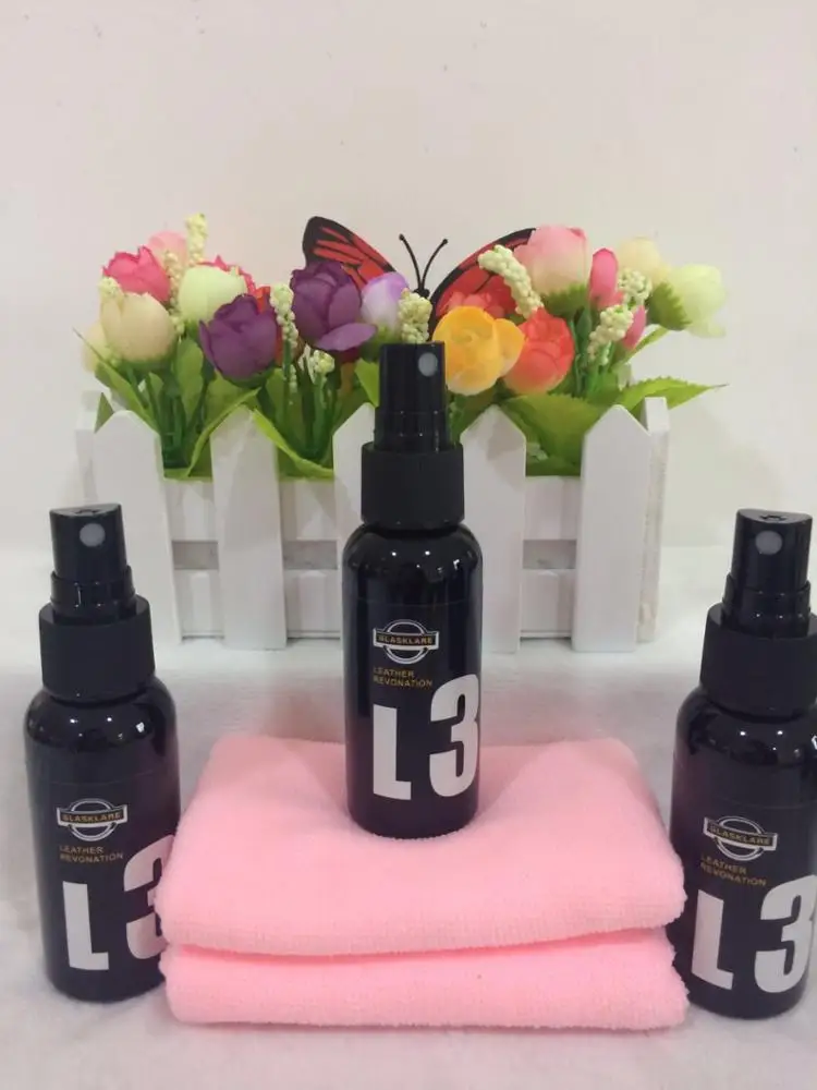 
L3 nano leather coating agent brightening anti-scratch super water-skiing Leather interior refurbished 50ML with spray 