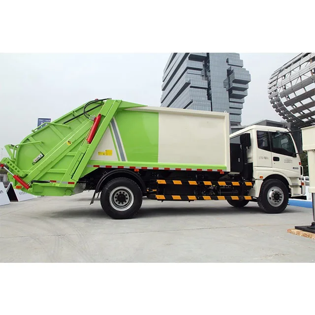 Foton 6cbm to 12cbm good prices  Refuse Compactor Garbage Truck Manufacturers