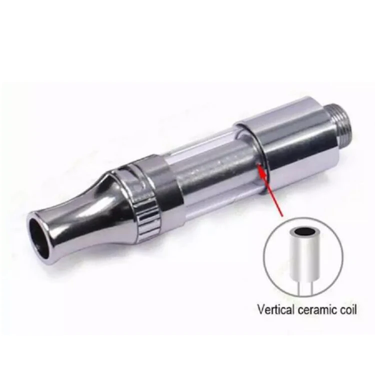 Factory Wholesale 510 Empty Leak Proof E Cigarette Vape Pen Carts Thick Oil 0.5ml 1ml Cbd Atomizer Cartridge
