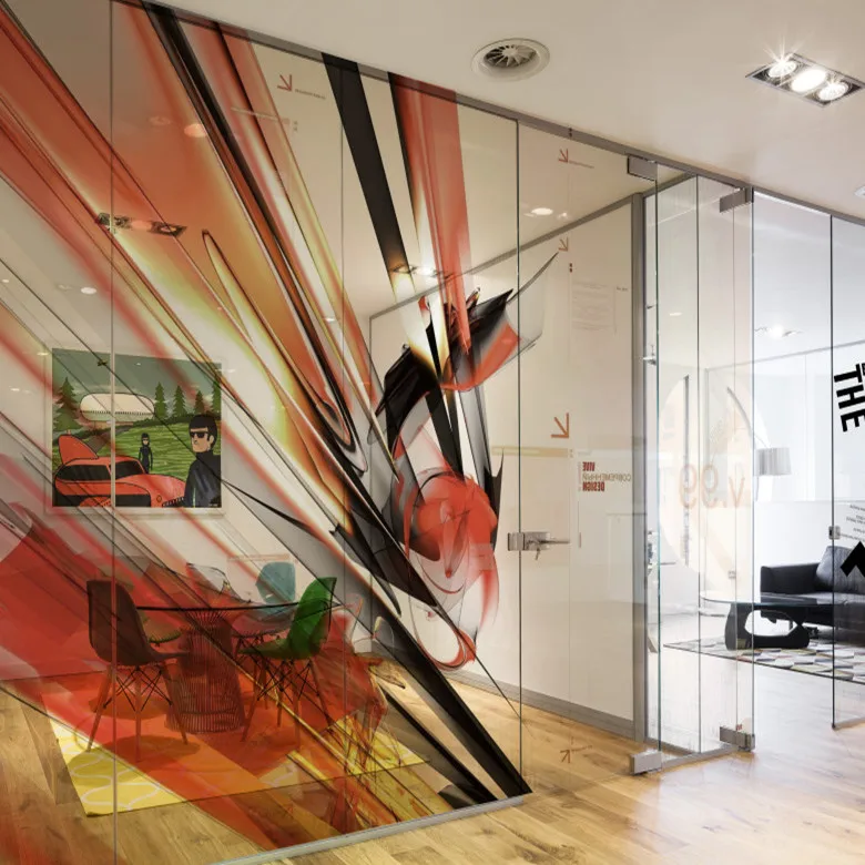 Hot-seller Best Quality Digital Print Laminate Tempered Glass For Heat Resistant Oven Door