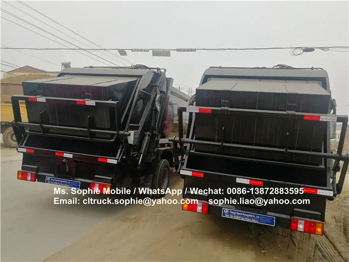 
Sinotruck Howo 4x2 mini Hydraulic Garbage Compactor Truck For City Sanitation Project 