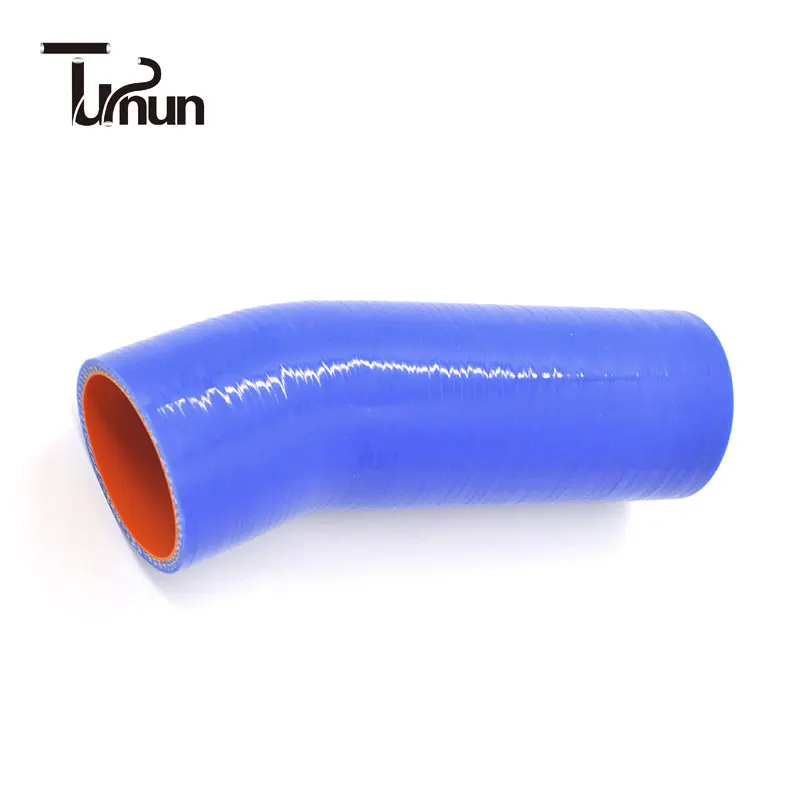 KAMAZ radiator upper pipe L=130x80mm d=60 silicone 5320-1303010