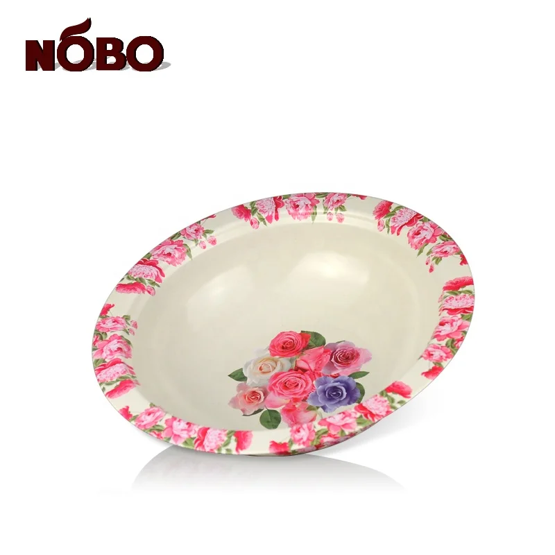 NOBO Custom China melamine print cast Iron tableware Indian copper dish serving dishes with lids