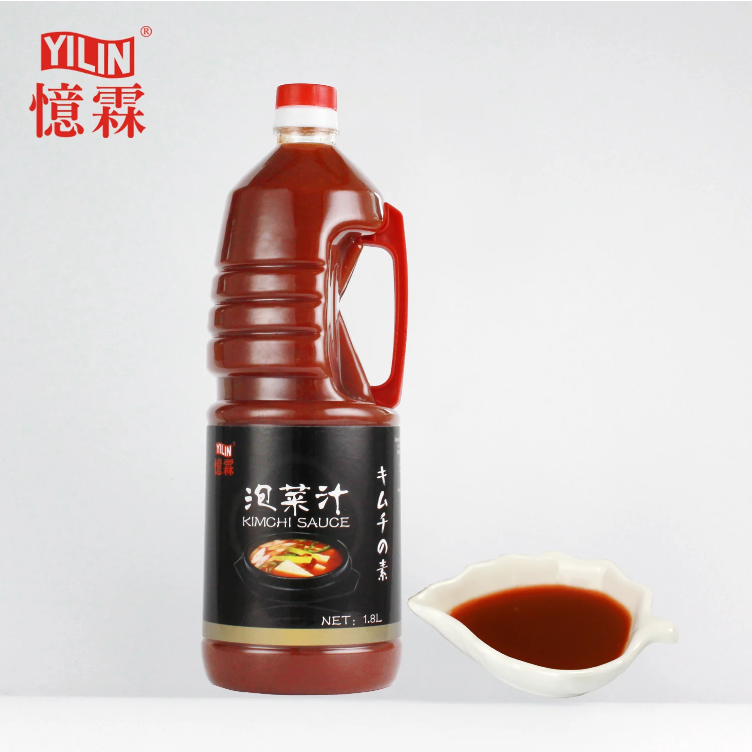1.8L YILIN hot sale high quality Korean Style Seasoning hot Kimchi Sauce with competitive price