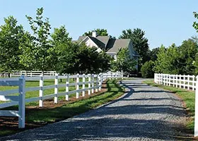 Top quality  PVC Co-extusion Vinyl Horse Fence