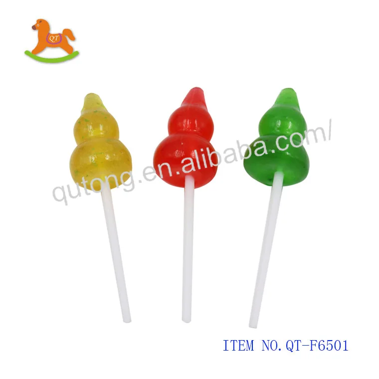 Симпатичный красочный фруктовый аромат тыквы, леденец на палочк