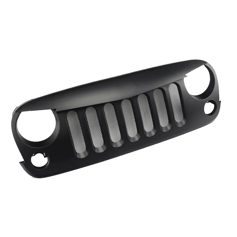Передняя решетка для внедорожника с сетчатым грилем Jeep wrangler JK 07 +