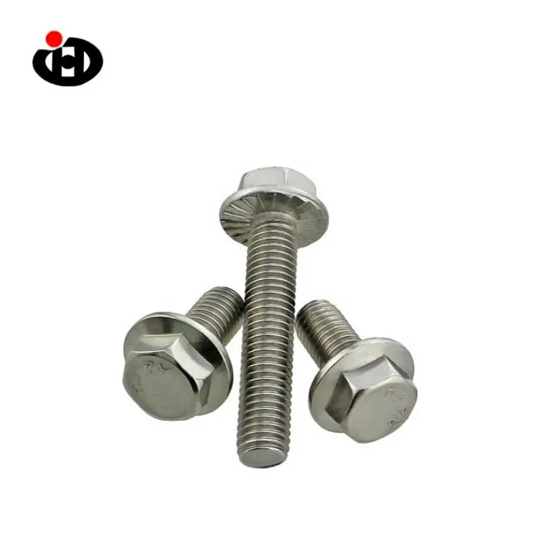 
JingHong GB5787/DIN6921 Metric steel Hex flange bolts 