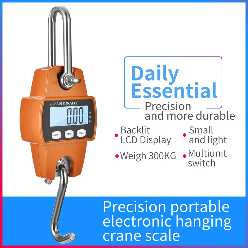 Good quality 300KG portable electronic crane scale PT-152