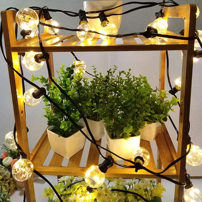 Merry christmas string light led mini copper wire G40  Bulb led christmas decoration light firefly light