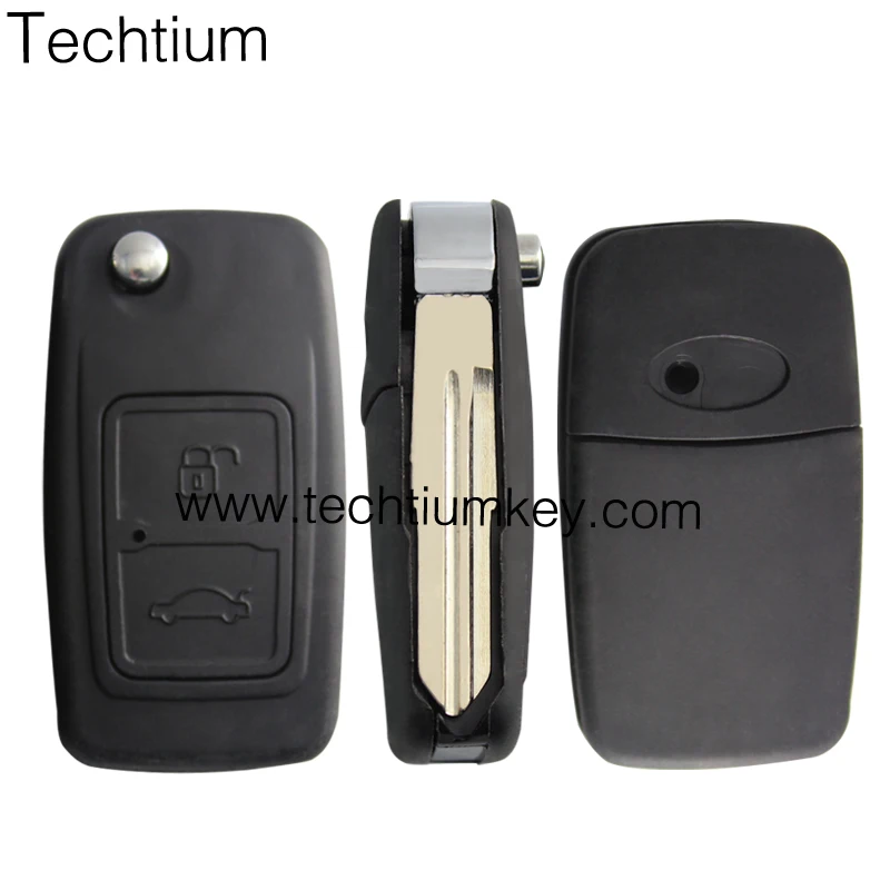 Key Blade 2 button flip car key case fob shell for chery Tiggo 3 5 QQ E5 A3 A5 E5 Fulwin2 Cowin
