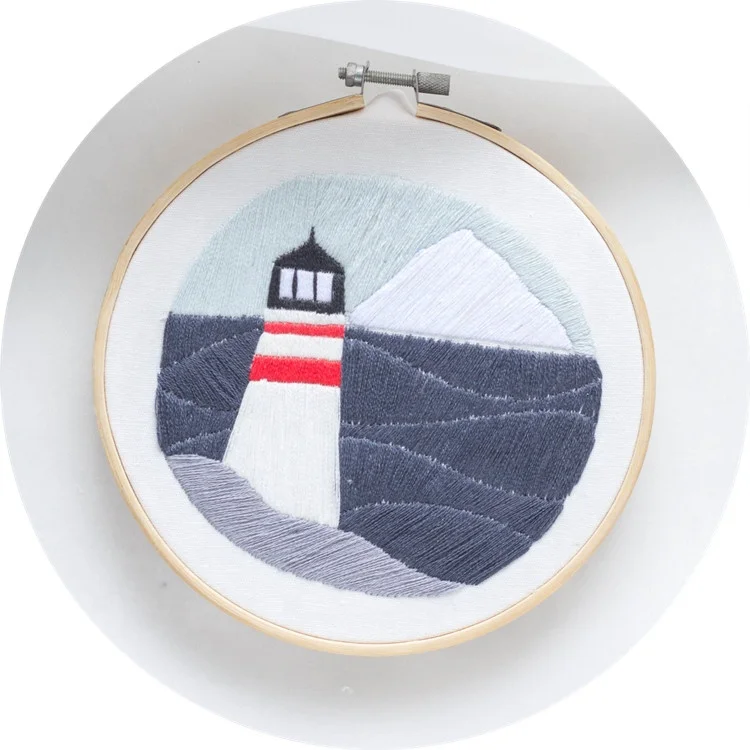 
natural mini bamboo embroidery hoops wooden cross stitch frame 12CM 