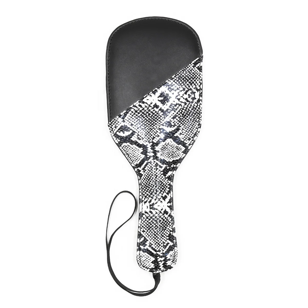 Kink Fetish BDSM Toy PVC Leather Snake Skin Pattern Slave Spanking Paddle With a Handle