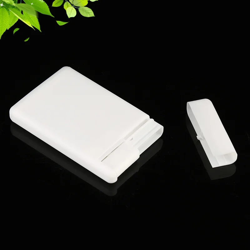 
Factory price 20 ml black white PP plastic credit card perfume spray bottle 