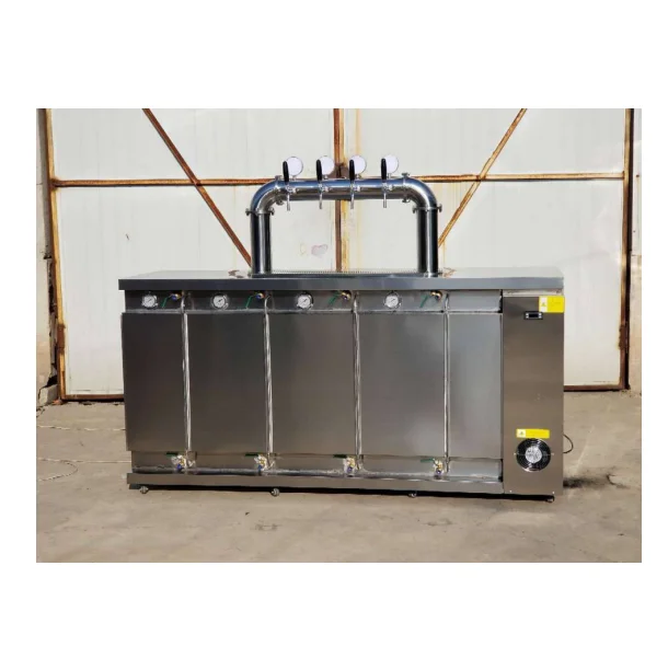GHO Bar beer vending machine 4 taps Stainless steel beer cooler