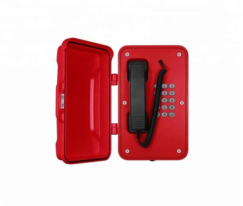 Алюминиевый литой промышленный телефон, вандал и водостойкий PSTN Телефон для промышленности опасных зон