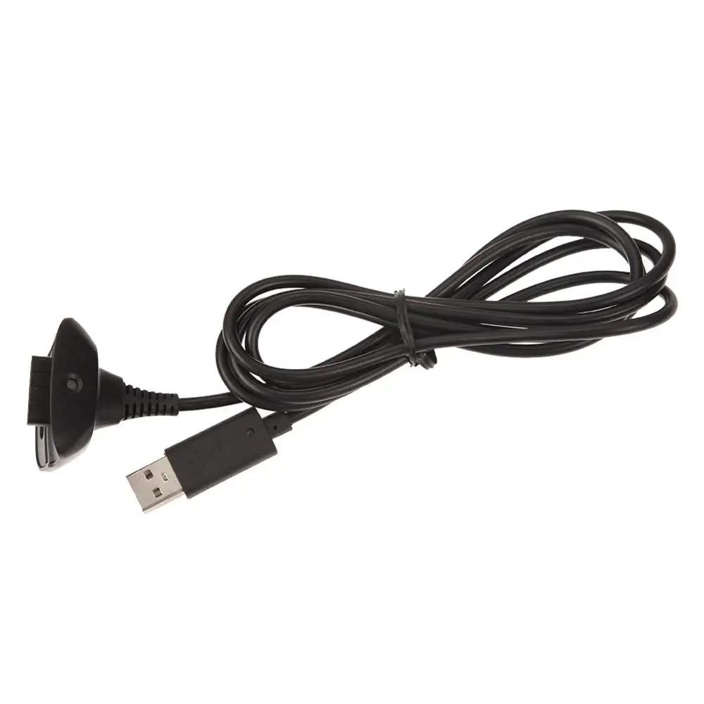 1.5m USB Game Controller Charging Cable Wireless Controller Black USB Gamepad Joystick Power Supply Charger Cable for Xbox 360