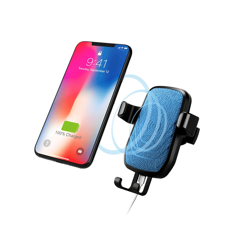 
Wireless Car Charger Automatic Clamping Wireless Charging Phone Holder Mount 15W Car Wireless Charger 
