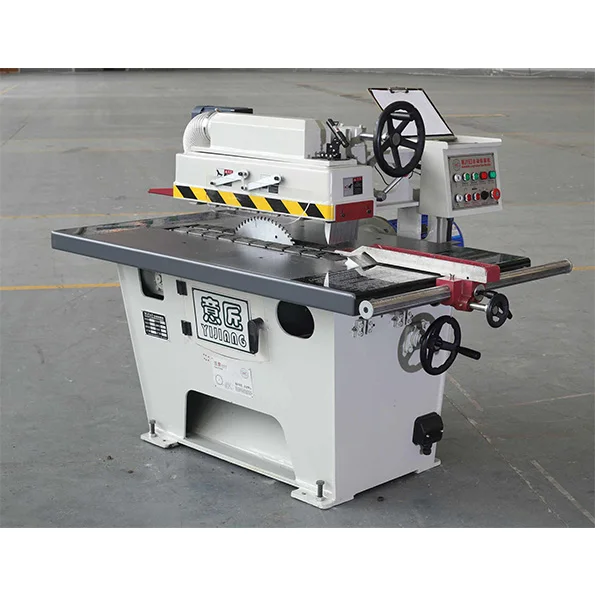 MJ163 Straight line single rip saw with edge  Top quality Straight line rip saw machine with edge with single blade