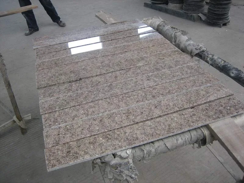 Purple Polished Chinese Granite G611 Stone Handrail Stairs Antique Stairs