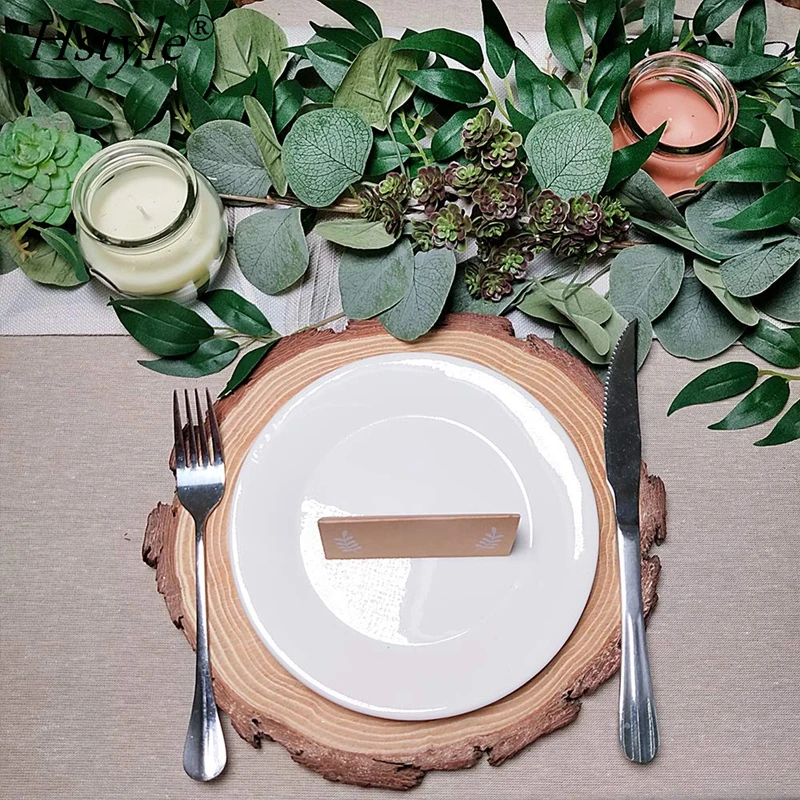 6.5 Feet Artificial Eucalyptus and Willow Vines Leaves for Greenery Wedding Party Garland and Floral Arrangement  FZH330