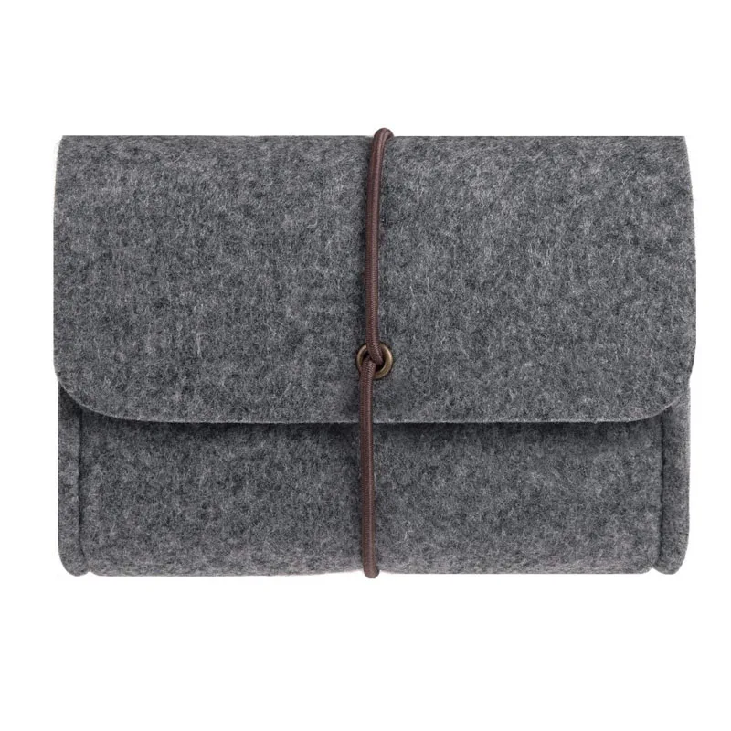 Felt Storage Case Bag Accessories Organizer for Laptop Mouse Power bank Cables Computer Electronics Cellphone Charger