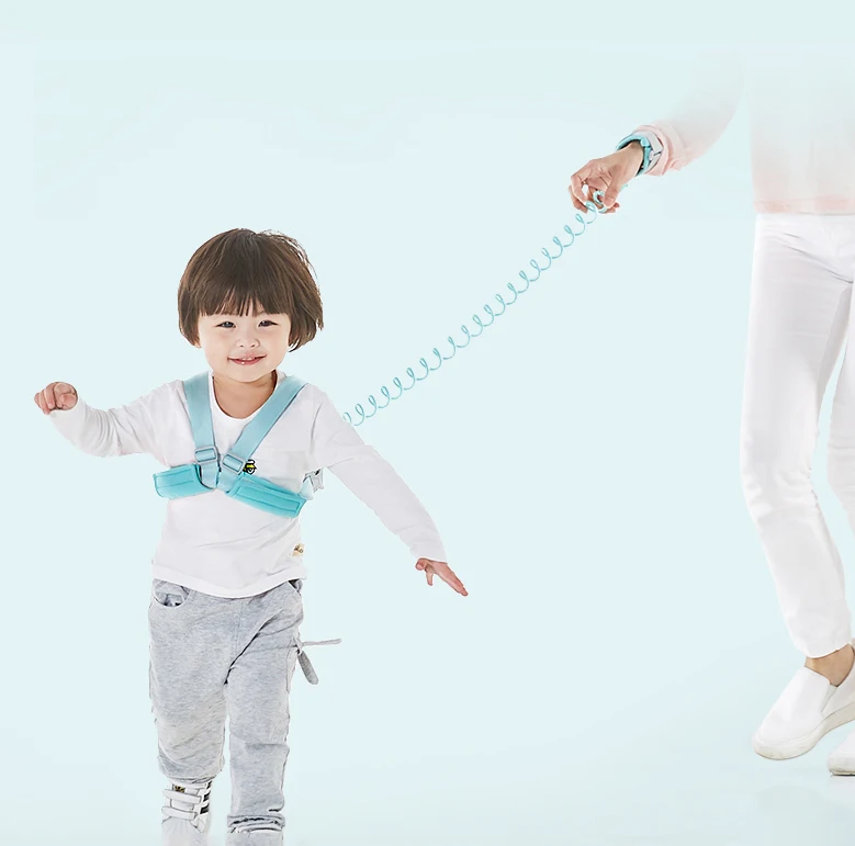 Детский удобный ремень безопасности для ходьбы на запястье, регулируемый плечевой ремень с защитой от потери