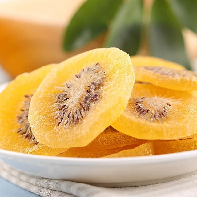 Chinese Direct Factory Dried Kiwifruit 3-7CM in yellow color dried kiwi cheap price